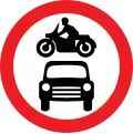 Véhicules à moteur interdits