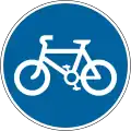 Piste cyclable obligatoire