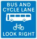 Traversée de voie de bus cyclable