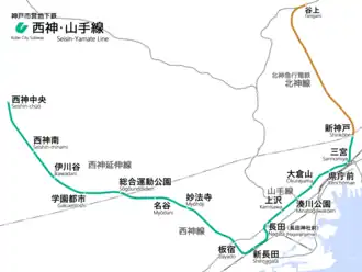 Voir la carte de la ligne.