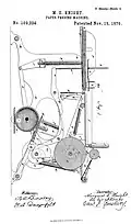 Amélioration des machines d'approvisionnement en papier, 1870