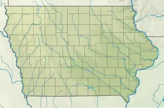 (Voir situation sur carte : Iowa)