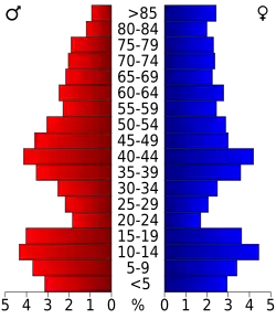 Pyramide des âges.