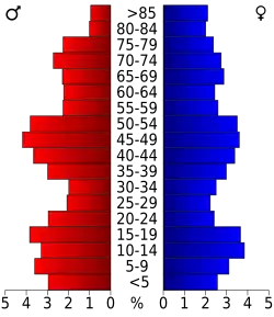 Pyramide des âges.