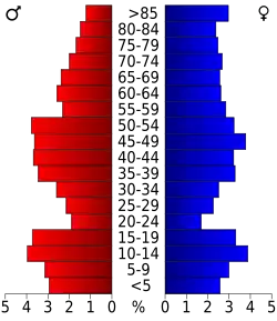 Pyramide des âges.