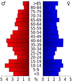 Pyramide des âges.