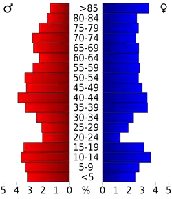 Pyramide des âges.