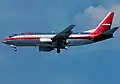 Le 737-300 d'USAir impliqué dans l'accident, ici en janvier 1990}}