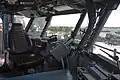 Siège du commandant, à la passerelle du porte-avions.