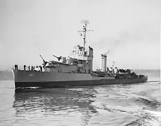 illustration de USS Lamson (DD-367)