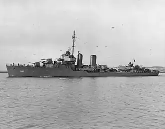illustration de USS Worden (DD-352)