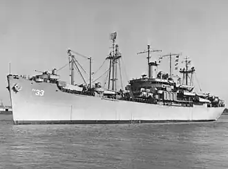 illustration de USS Bayfield (APA-33)