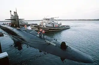 L'USS Casimir Pulaski (SSBN-633).