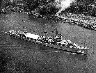 illustration de USS Dewey (DD-349)