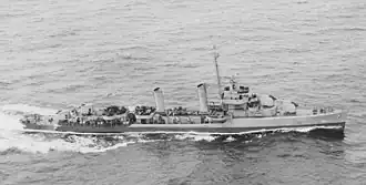 illustration de USS Glennon (DD-620)