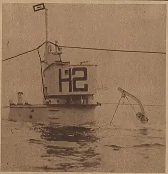 illustration de USS H-2 (SS-29)