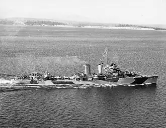 illustration de USS Hull (DD-350)