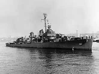 illustration de USS Johnston (DD-557)