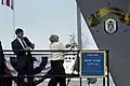 Inauguration de l'USS New York, le 1er mars 2008.