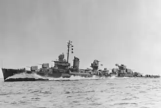 illustration de USS Nicholas (DD-449)