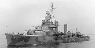 illustration de USS Plunkett (DD-431)