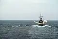 Le Talbot lançant un drone cible en 1984.