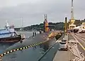 L'USS&nbsp;Kentucky&nbsp;(SSBN-737) à quai.