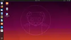 Capture d'écran d'Ubuntu 19.10 (Eoan Ermine)
