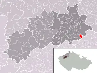 Localisation de Úherce