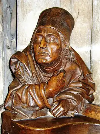 Buste de Virgile, stalles