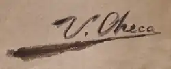 signature d'Ulpiano Checa y Sanz