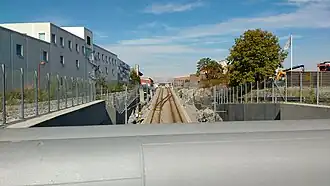 Tvärbanan.