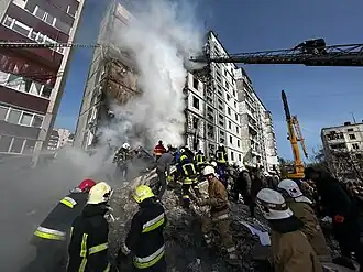 Extinction de l'incendie