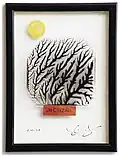 Un cinzanc, 24 cm x 18 cm Acrylique / Verre / Vernis / Cadre — 9 octobre 2008.