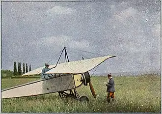 Vue de l'avion.