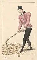 Batteur au fléau du XVe&nbsp;siècle.