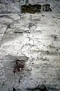 Un graffiti allemand de la Seconde Guerre mondiale.