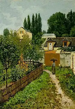 Un jardin à Louveciennes, 1873 (D. 95), 65 x 46 cm, collection particulière, Tokyo.