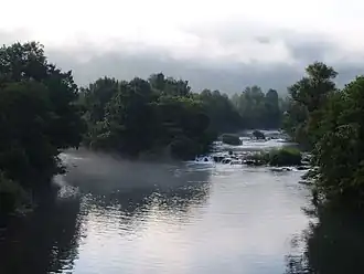 La confluence de l'Unac et de l'Una