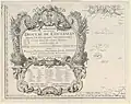 Carte ancienne avec les notes et abréviations du diocèse de Coutances