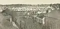 Le camp de l'Union, base pour le 7th Vermont, 21st Indiana et la Nims' Battery dans Baton Rouge est photographié fin juillet 1862. Pendant l'attaque surprise du 5 août 1862, ce camp devient un champ de bataille. Les troupes de l'Union dans l'hôpital prennent leurs armes et aident à repousser les confédérés.