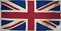 Drapeau hissé par le HMS&nbsp;Marlborough lors de la bataille du Jutland. (National Maritime Museum)