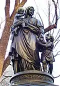 James Fountain (statue pour la tempérance), sculptée par Adolf von Donndorf.
