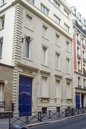 Synagogue du 24 rue Copernic, Paris&nbsp;16e.