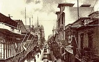 Le Jirón de la Unión était la rue la plus importante de Lima pendant la première moitié du XXe&nbsp;siècle.