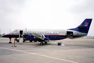 Un British Aerospace Jetstream 41 de United Express, similaire à celui impliqué dans l'accident.