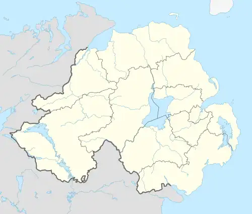 Voir sur la carte administrative d'Irlande du Nord
