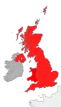Figure 3 : Localisation du Royaume-Uni.