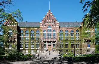 La bibliothèque universitaire de Lund.