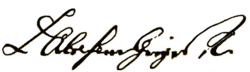 signature d'Abraham Geiger